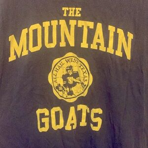Mountain Goats t shirt — All Hail West Texas